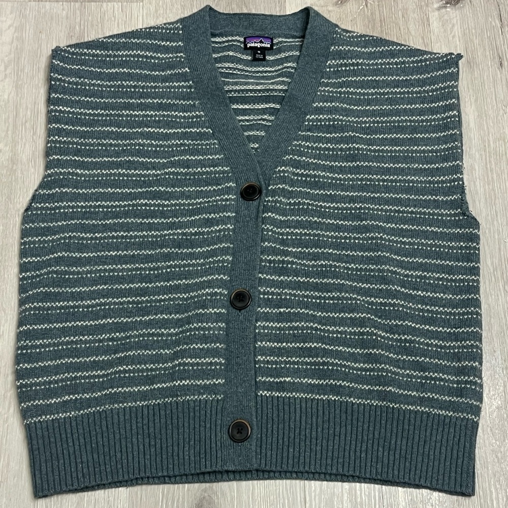Patagonia Striped Knit Vest - Picture 2 of 5